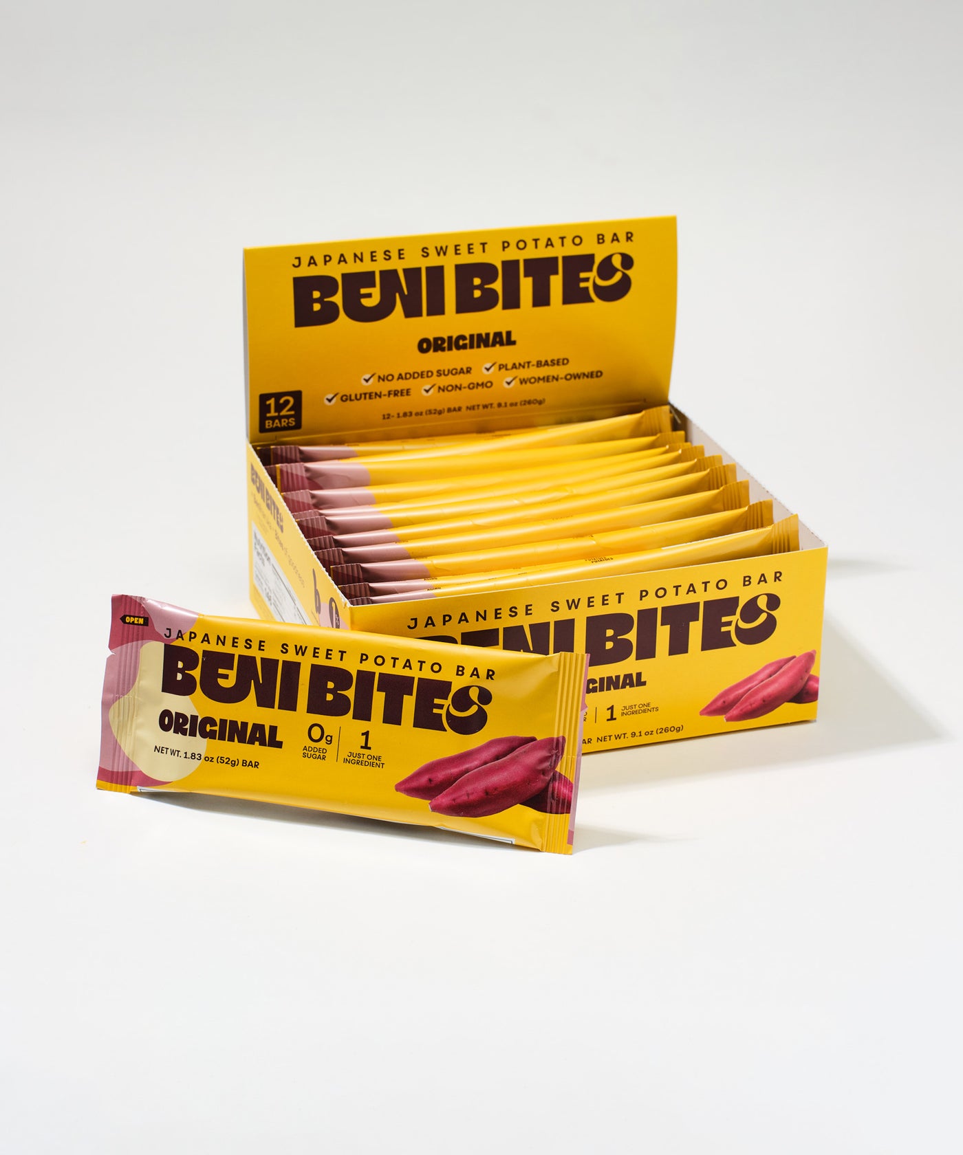 BENIBITES Japanese Dried Sweet Potato Bar Original