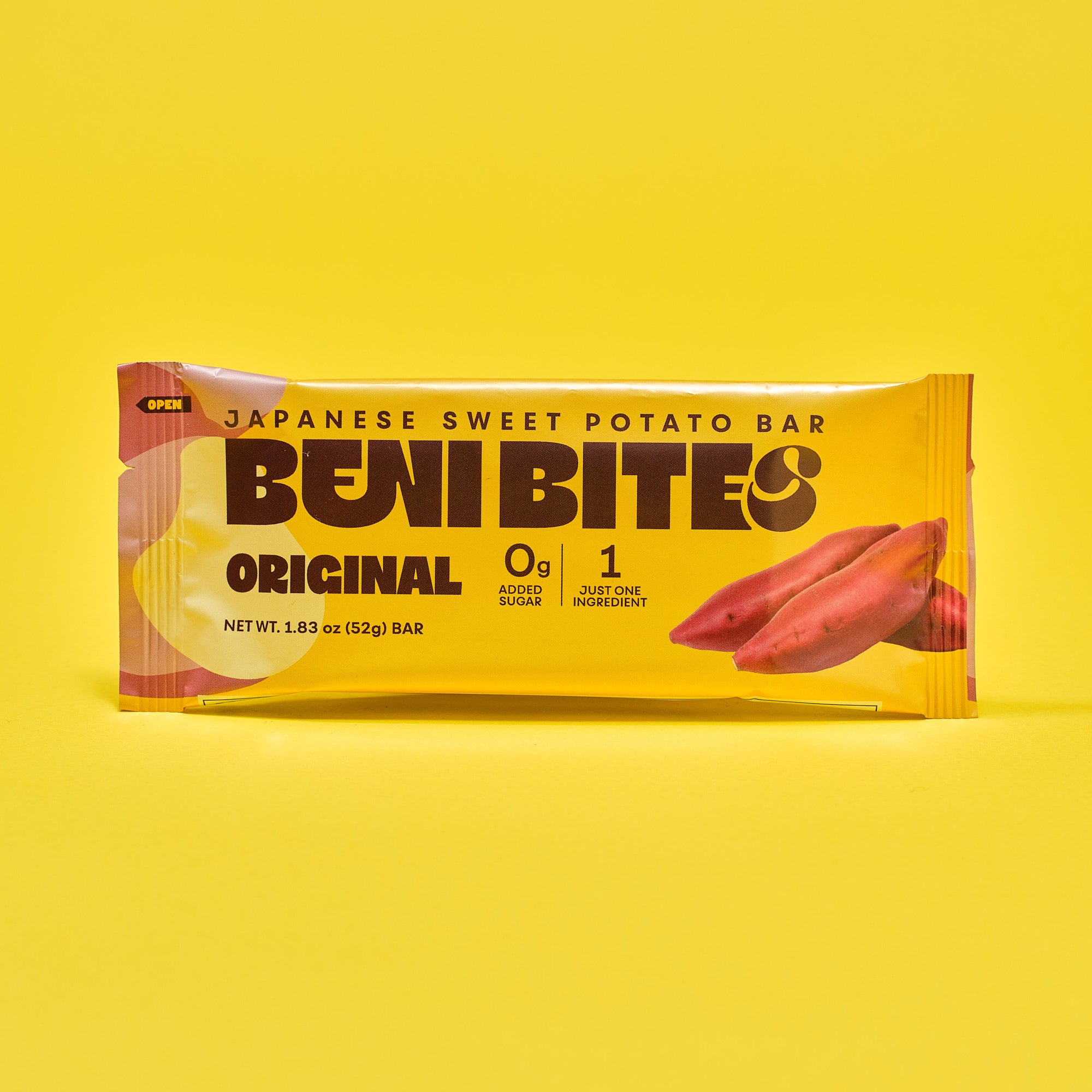BENI BITES Japanese Dried Sweet Potato Bar Original 4bar +1 FREE bar