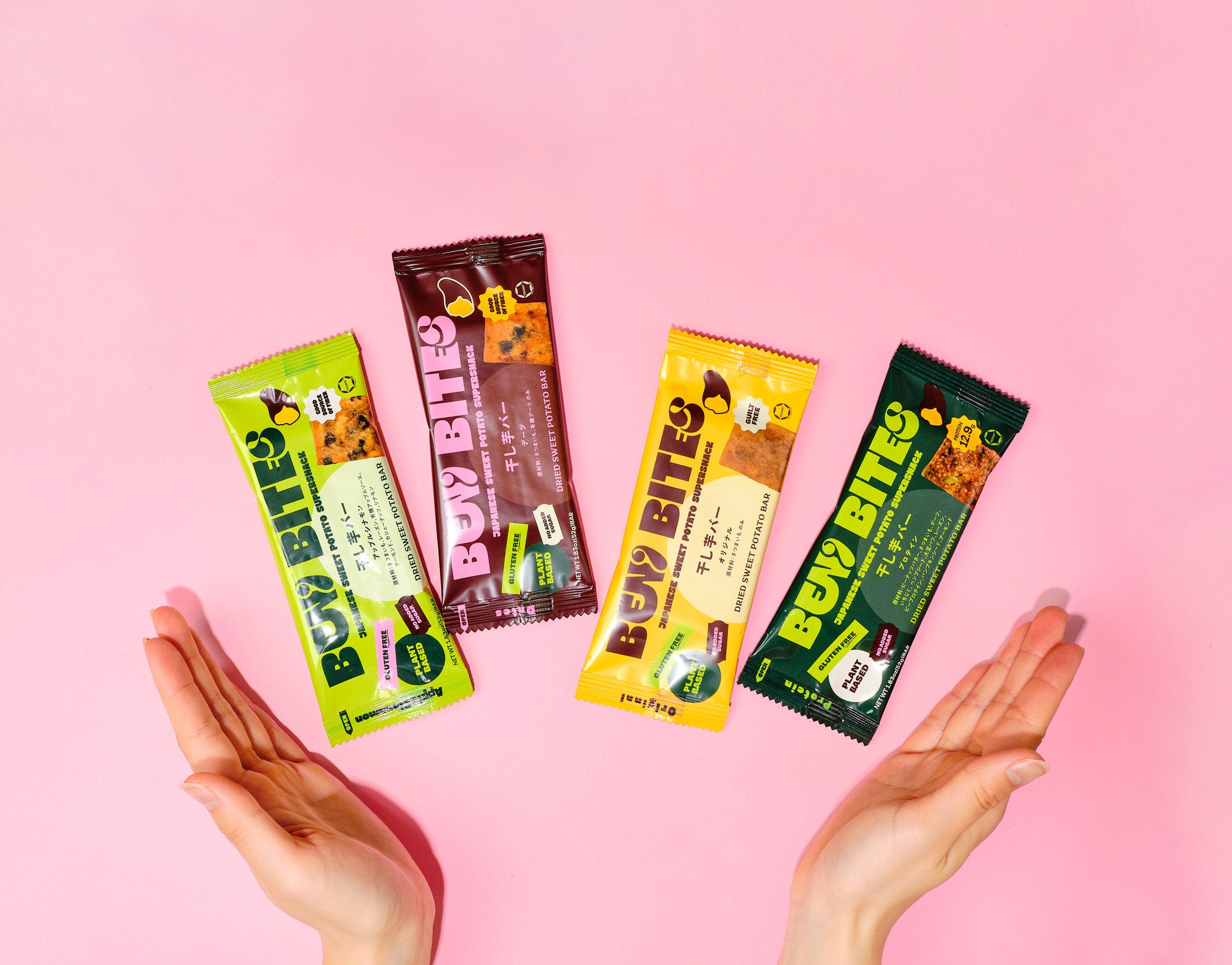 [Official Online Shop Exclusive] BENI BITES Dried Sweet Potato Bar Taste Comparison 4 Types x 2 of Each + 1 Free Bar