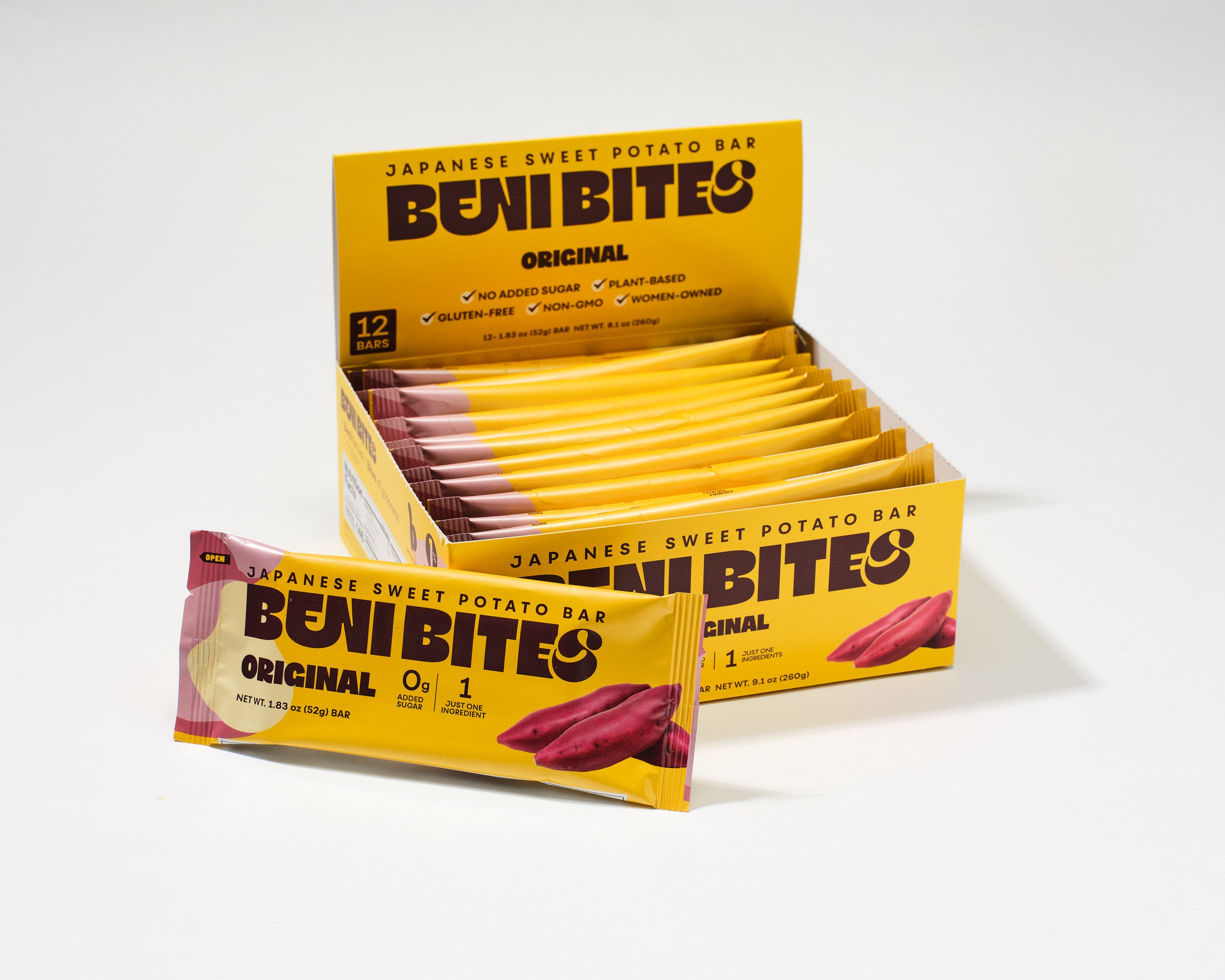 BENIBITES Japanese Dried Sweet Potato Bar Original