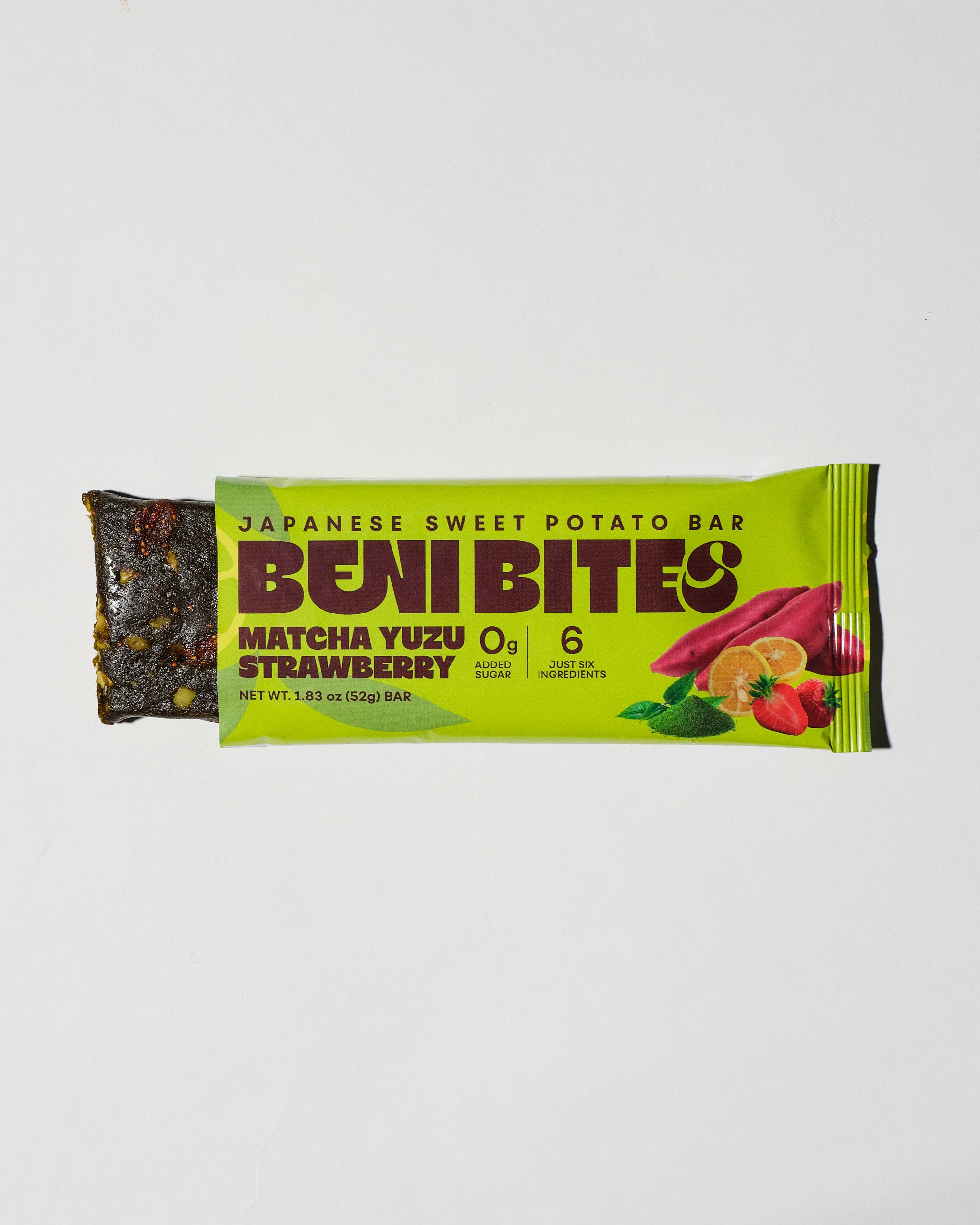BENIBITES Japanese Dried Sweet Potato Bar Matcha Yuzu Strawberry