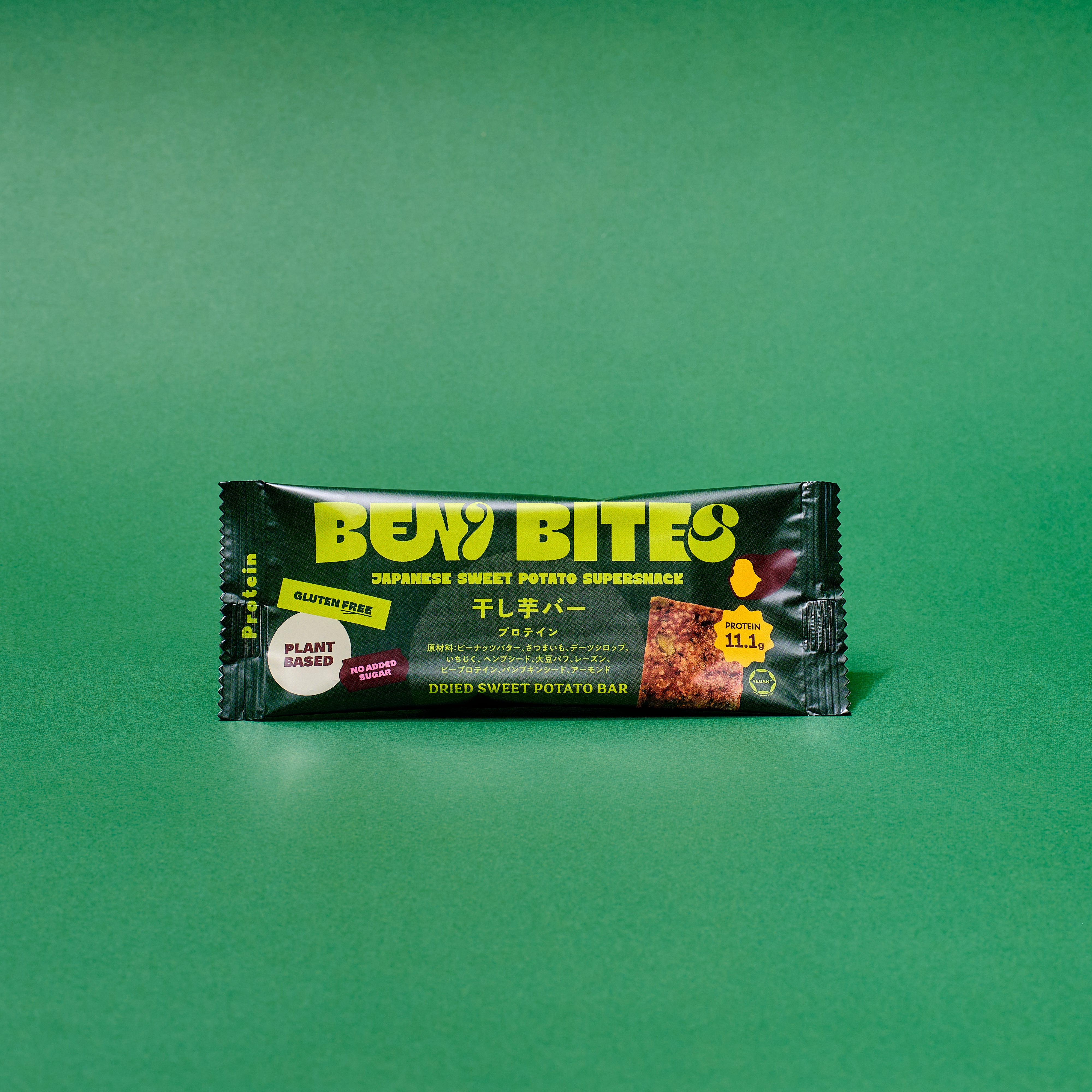 【公式オンラインショップ限定】 BENI BITES 干し芋バー プロテイン  11本＋1本プレゼント