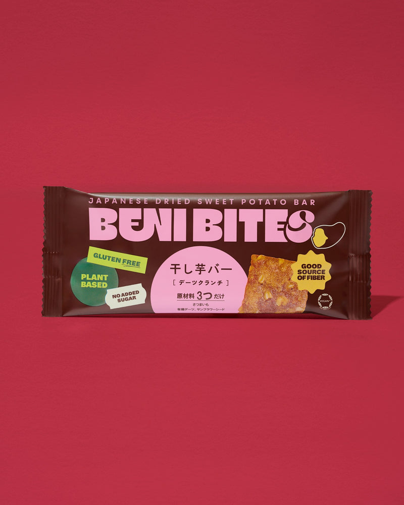 5/9(土) 10時～販売開始！【公式オンラインショップ限定】 BENI BITES 干し芋バー デーツクランチ  11本＋１本プレゼント