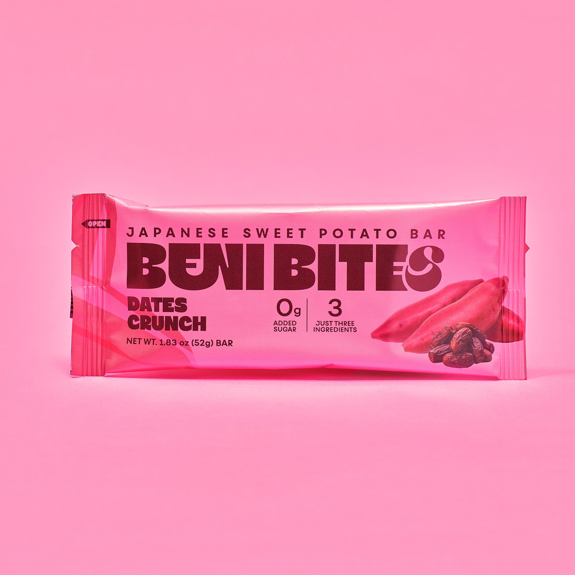 BENI BITES Japanese Dried Sweet Potato Bar Dates Crunch 4bar +1 FREE bar