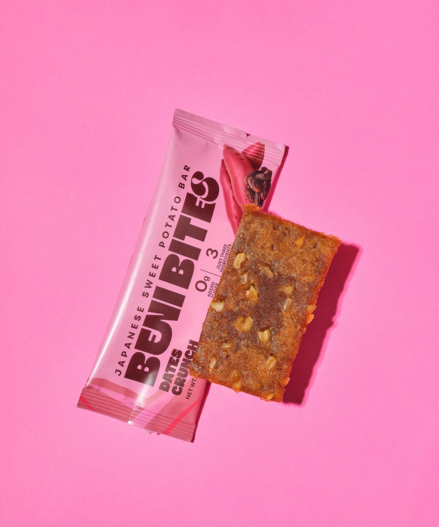 BENI BITES Japanese Dried Sweet Potato Bar Dates Crunch 4bar +1 FREE bar