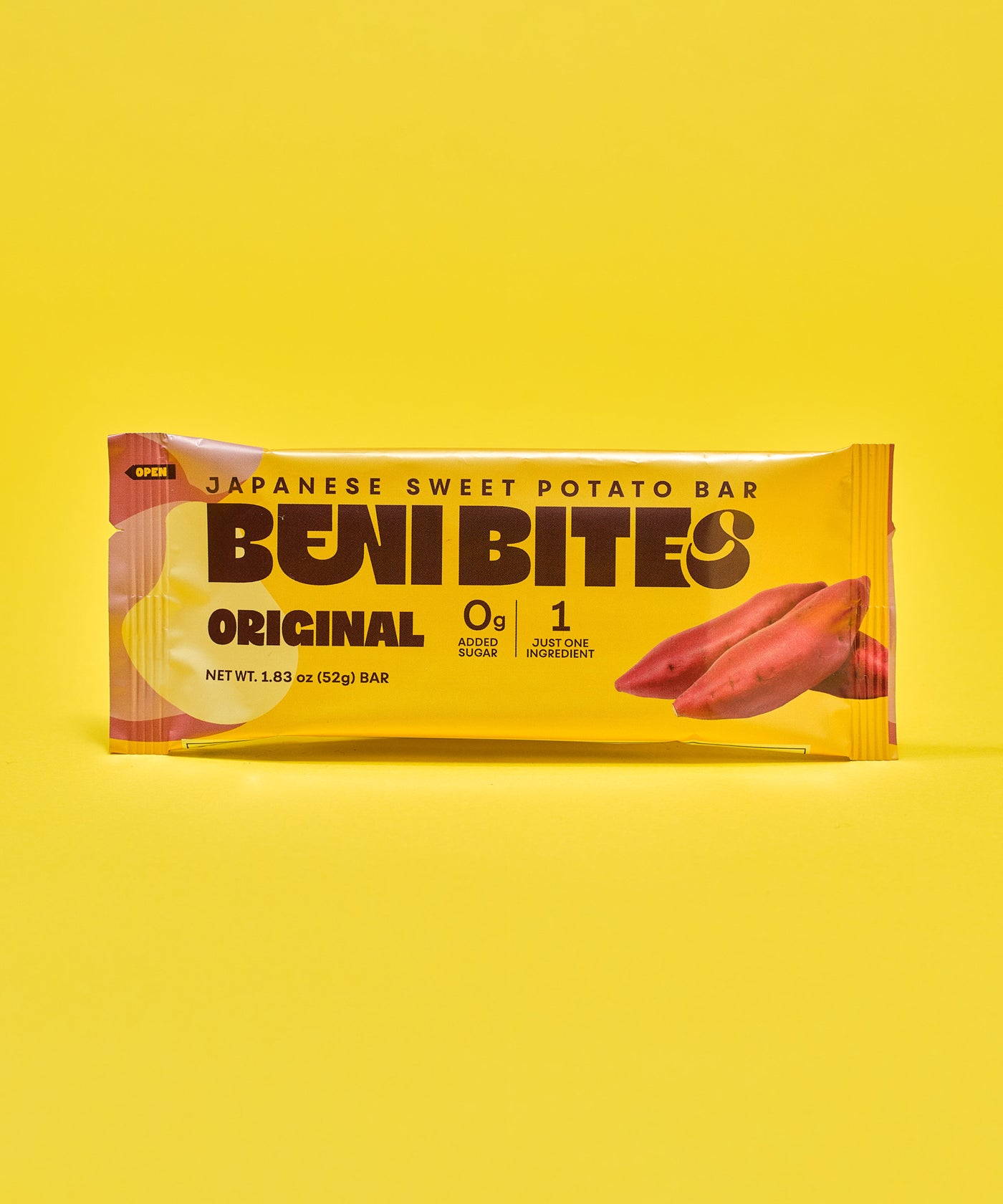BENI BITES Japanese Dried Sweet Potato Bar Original 4bar +1 FREE bar